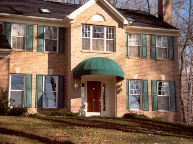 home awnings in autumn