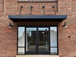 carroll architectural shade metal awnings in Mount Airy